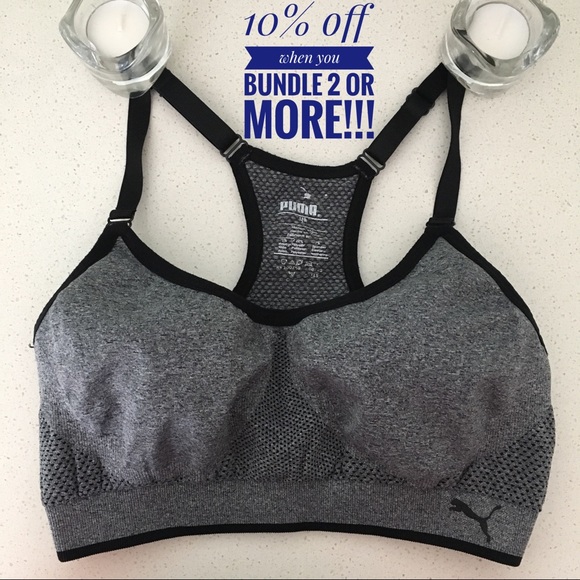 puma racerback sports bra